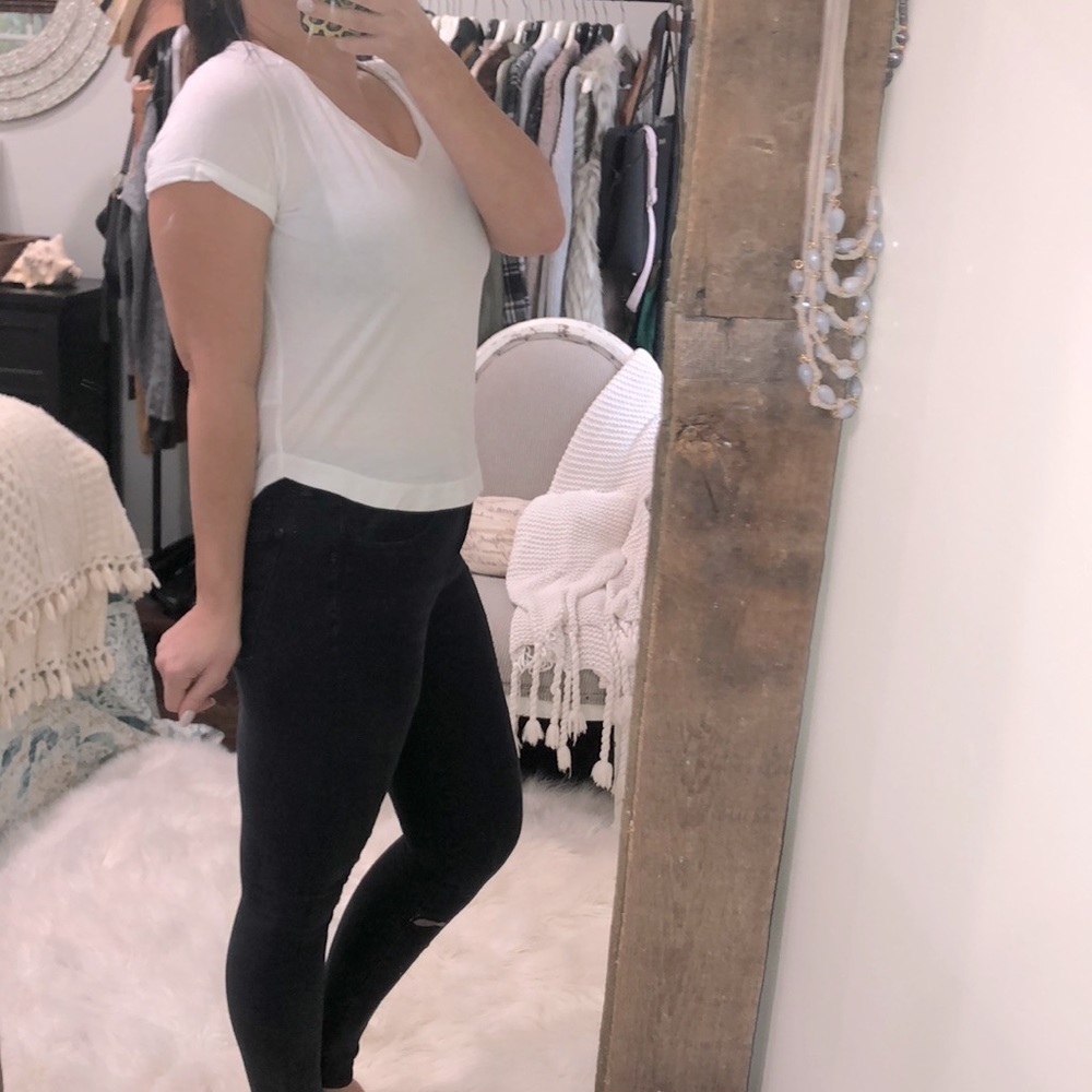 Splendid Size Small White Basic T-Shirt - image 3